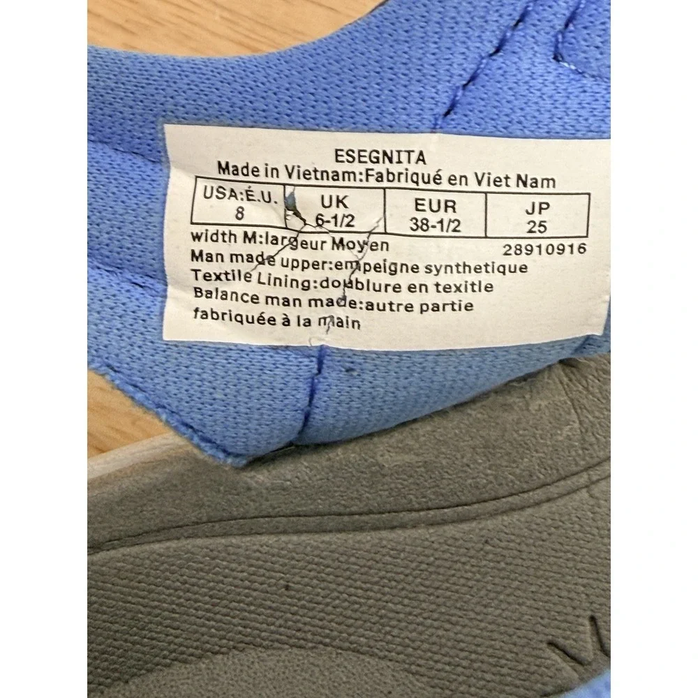 Easy Spirit Explore24 ESEGNITA Sport Sandals Navy Adjustable Comfort Women 8 #65